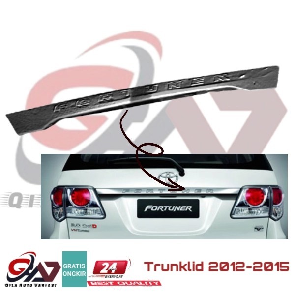 Trunklid Belakang Fortuner 2012-2015