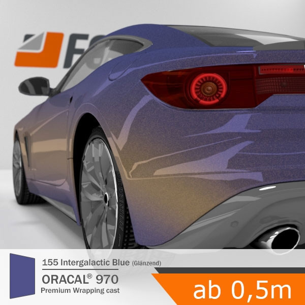 Oracal 970 155 Intergalactic Blue Glitter Biru Pelangi Premium Limited