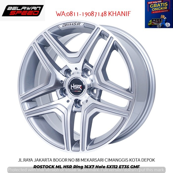Promo Pelek Velg Mobil Ring 15 Rostock Untuk Bmw Mercedes Innova Brv