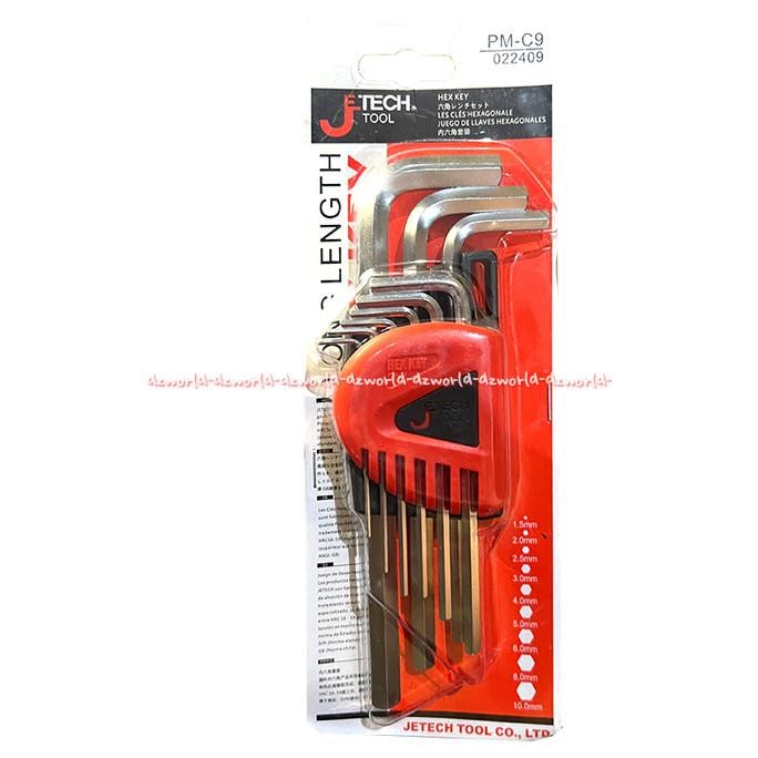 

Jetech Extra Long Length Hex Key BL C9 Kunci Inggris Set Kunci L