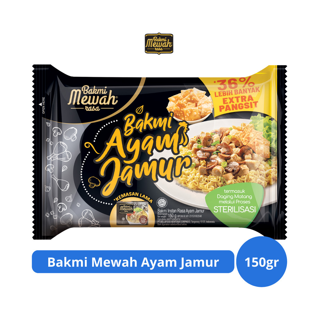 

Bakmi Mewah Ayam Jamur 150gr