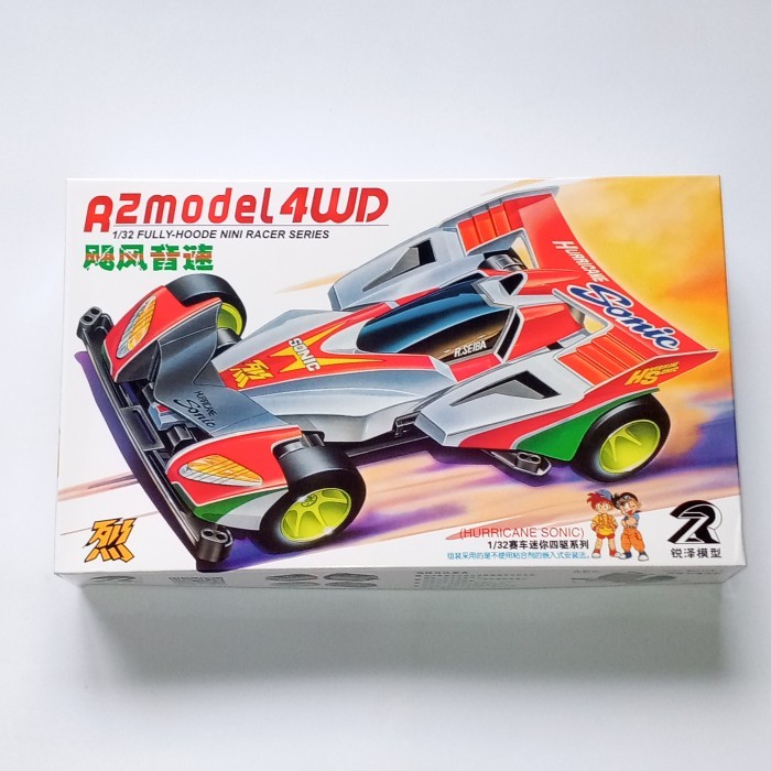 Tamiya Mini 4WD Merk DD Ruize Hurricane Sonic