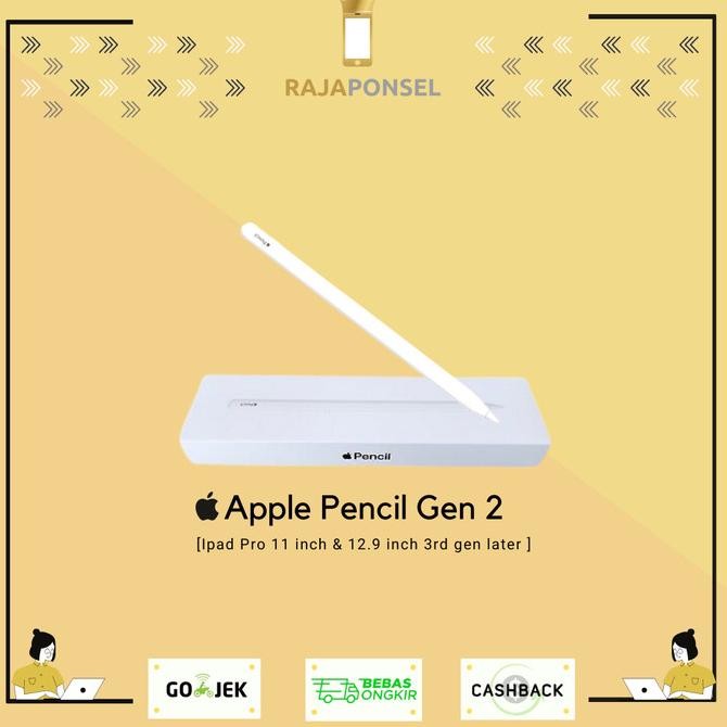 Promo (Original) Apple Pencil 2 For Ipad Pro 2018 11 / 12.9 Inch (2Nd Gen)