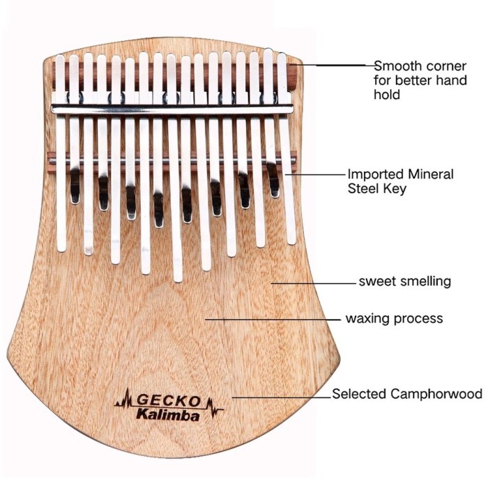 Kalimba Gecko K17NOTE Professional Kalimba