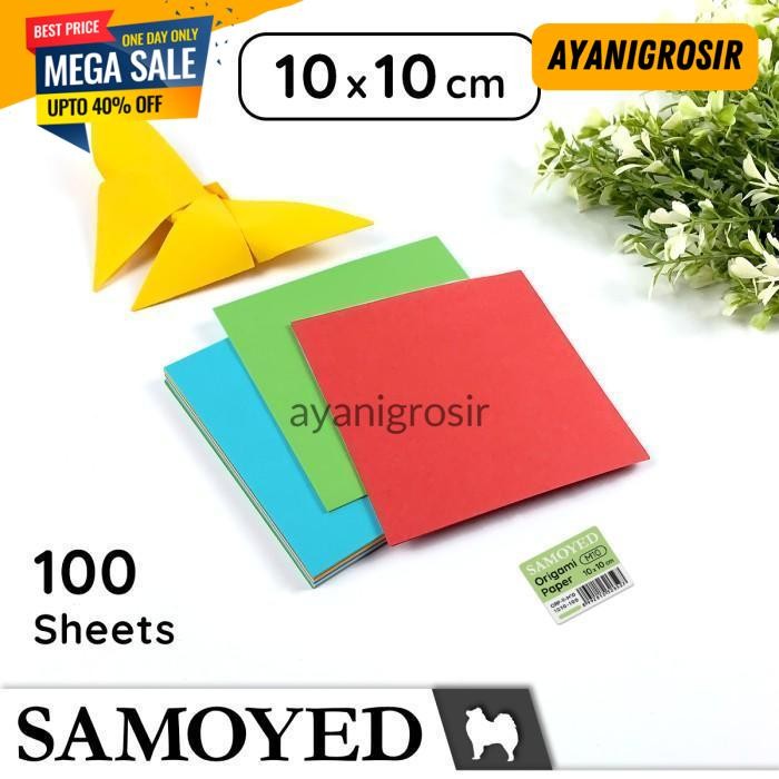 

BEST SELLER KERTAS LIPAT / ORIGAMI PAPER SAMOYED ORP-R 10 X 10 CM 100 LEMBAR BY AYANI GROSIR !!
