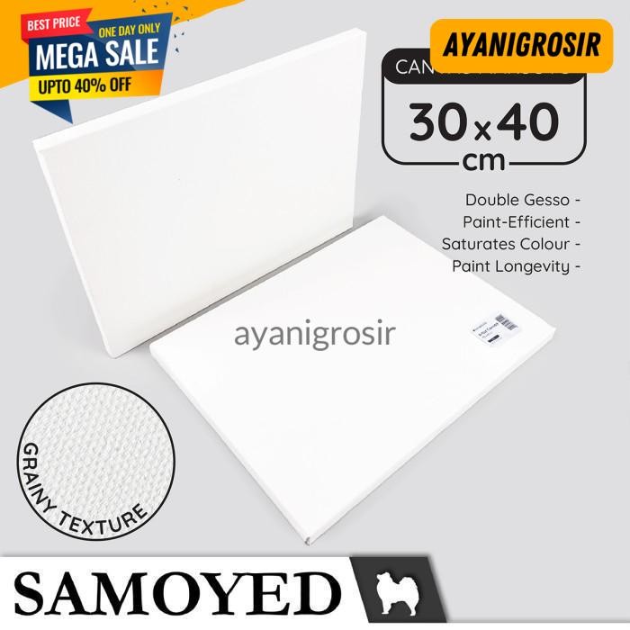 

TERMURAH KANVAS LUKIS / ARTIST CANVAS BOARD / PANEL 30 X 40 CM SAMOYED ACVS-MS-3040 BY AYANI GROSIR !!