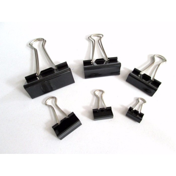 

TERBARU BINDER CLIPS NO.260 / BINDER CLIP 260 / NO 26 / KLIP
