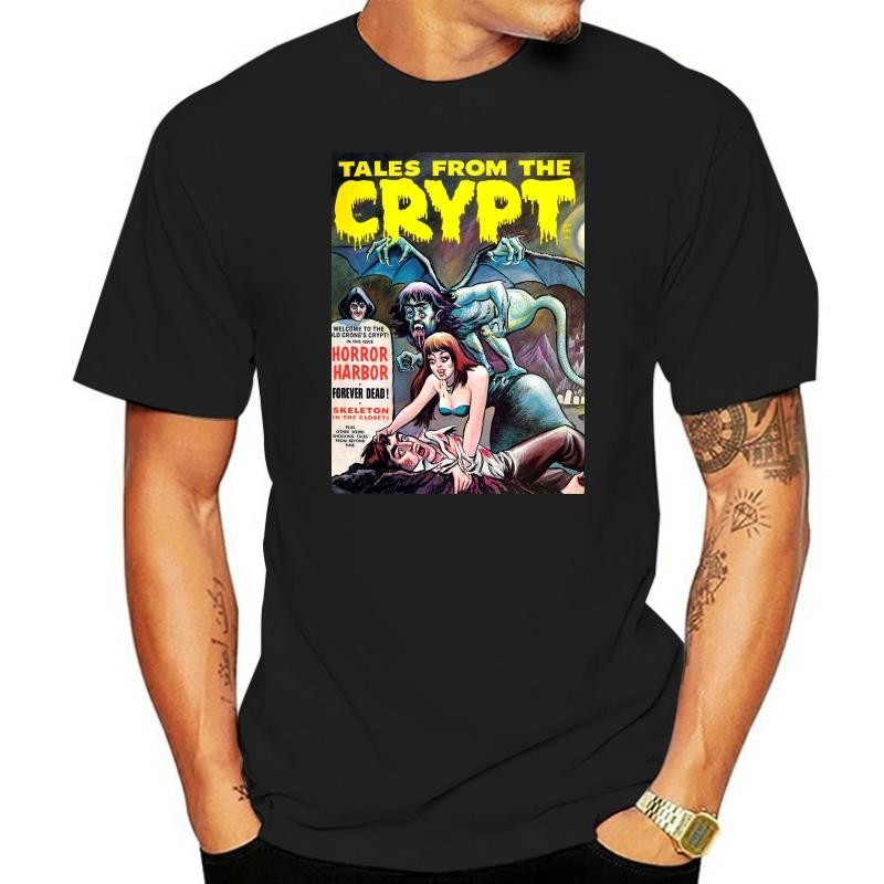 Kaos Pria Buku Komik Horor Tales From The Crypt Ukuran S-2Xl Atasan Keren Kaos |wGzSXdJr|