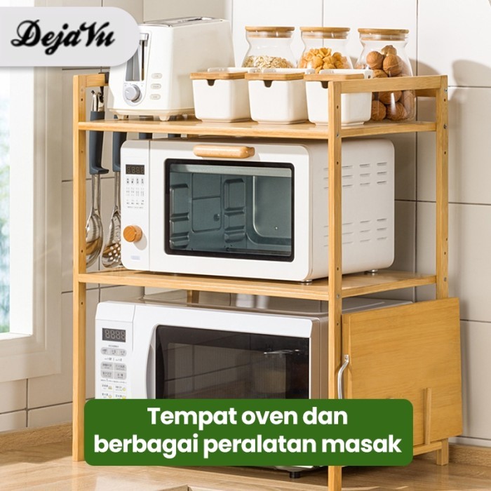 

Dejavu Rak Oven Crowafe Rak Dapur Kayu Meja Bumbu Alat Masak Hrm201