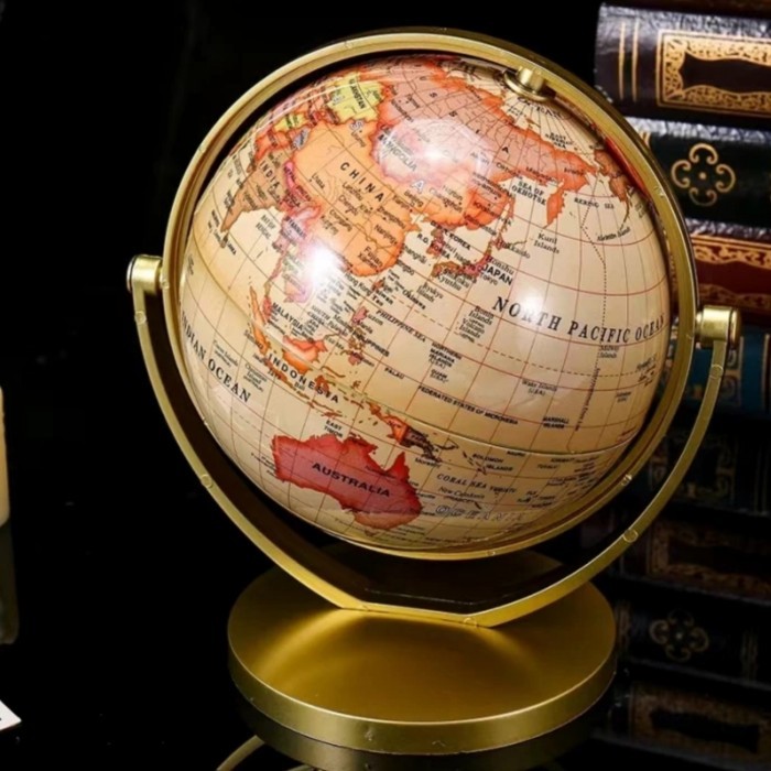 Globe Bola Peta Dunia Colombus Masa Jelajahan Bu Gaya Vintage