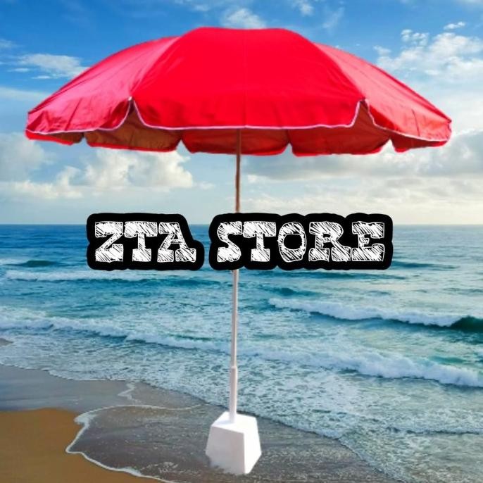 Payung Tenda 2 Lapis 220Cm Payung Pantai Double Uv Payung Bazar Cafe