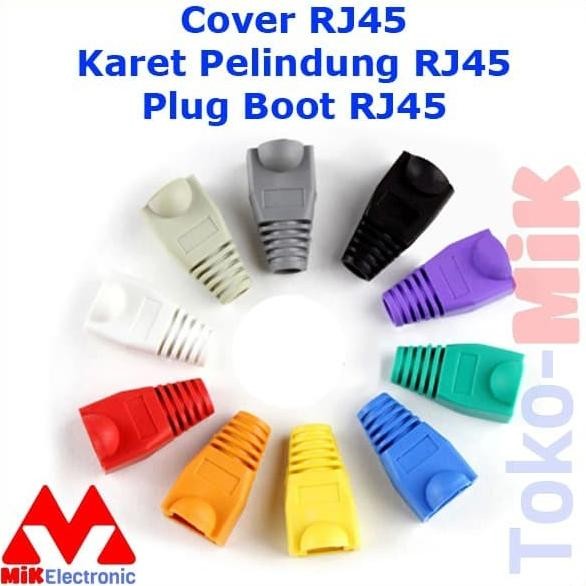 Terbaru Cover RJ45 Karet Pelindung RJ45 Plug Boot RJ45 tokmi99 Juara