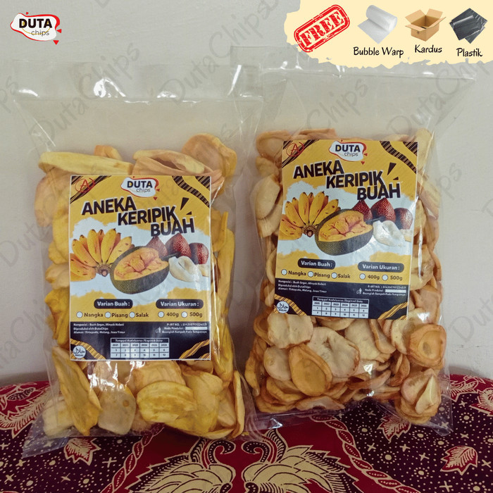 

EKSLUSIF Keripik Nangka Salak Premium Grade A Super Khas Malang Home Industri