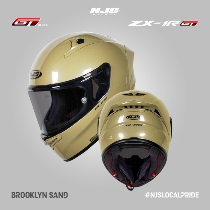 Njs Zx-1R Gt Solid - Helm Full Face