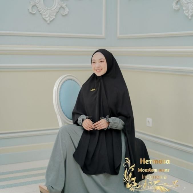 Baru Gamis Embos Syari Warna Hijau Mint Syari Premium