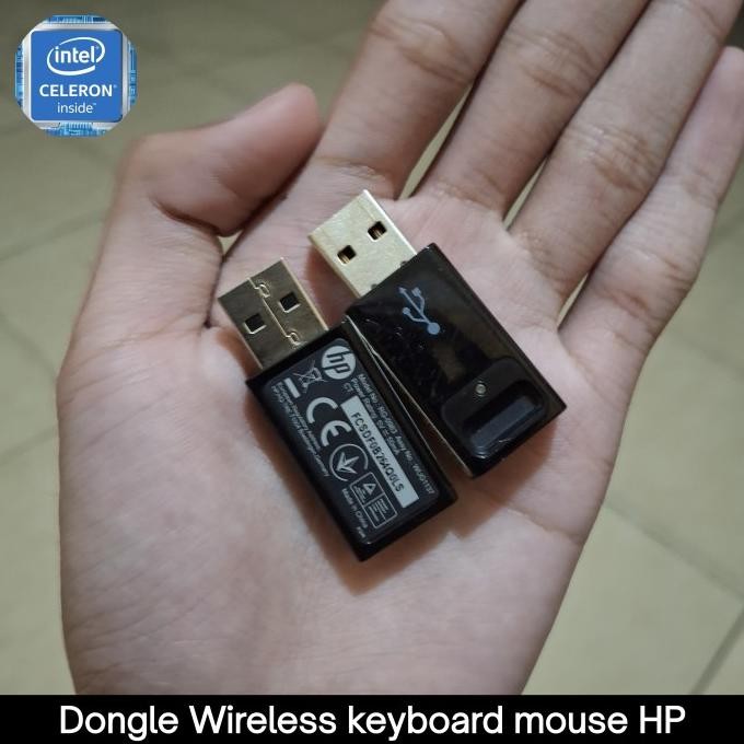 Dongle Usb Wireless Receiver Hp Keyboard Mouse Peripheral Hp Second Ori Copotan Terbaik