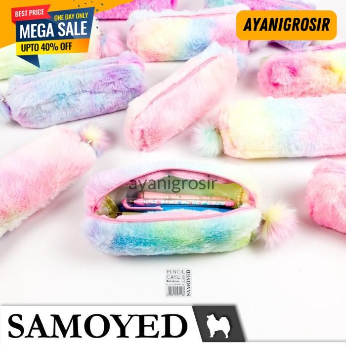 

BIG SALE TEMPAT / KOTAK PENSIL / PENCIL / PEN CASE / POUCH SAMOYED PCCS-L55 BY AYANI GROSIR !!
