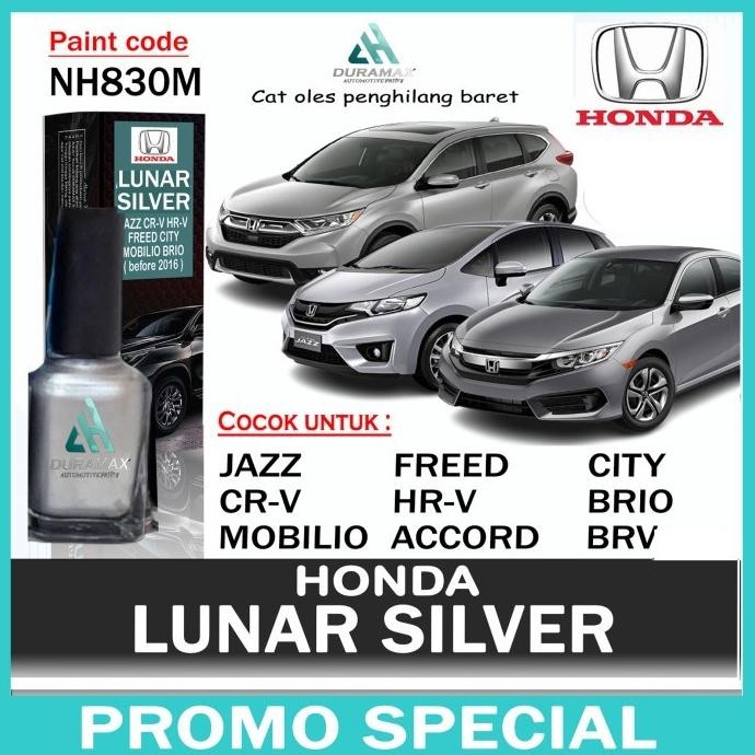 Cat Oles Lunar Silver Met Nh830M Honda Brio Brv Jazz Mobilio Hrv Civic Restock