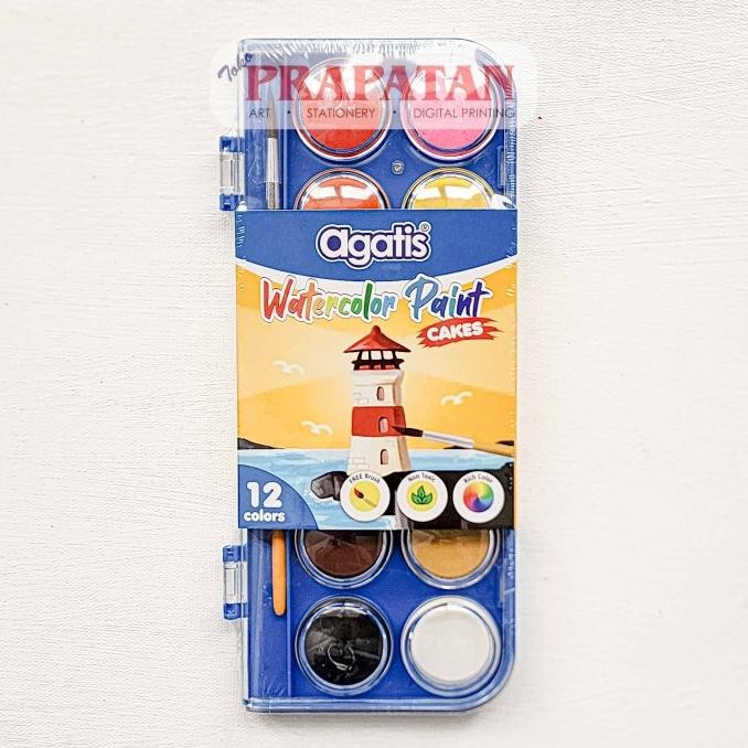 

Premium Quality Agatis Watercolor Paint Cakes Set PC-C | Cat Air Set