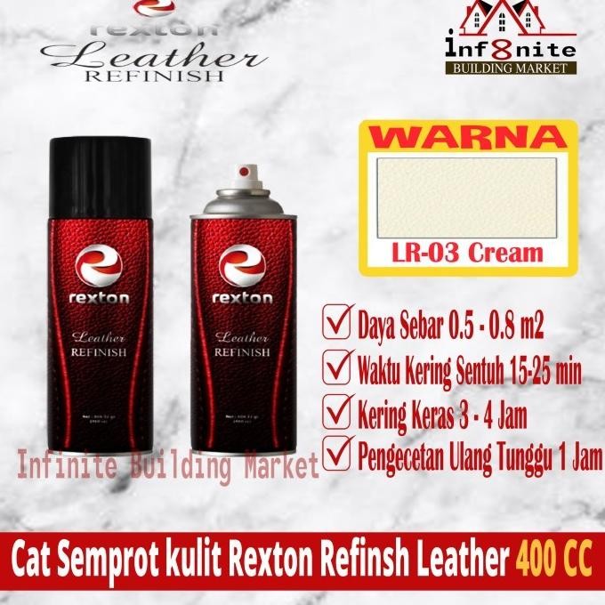 (Gls1) Cat Semprot Kulit Leather Rexton Refinish Cat Jok Kulit Mobil Terbaru