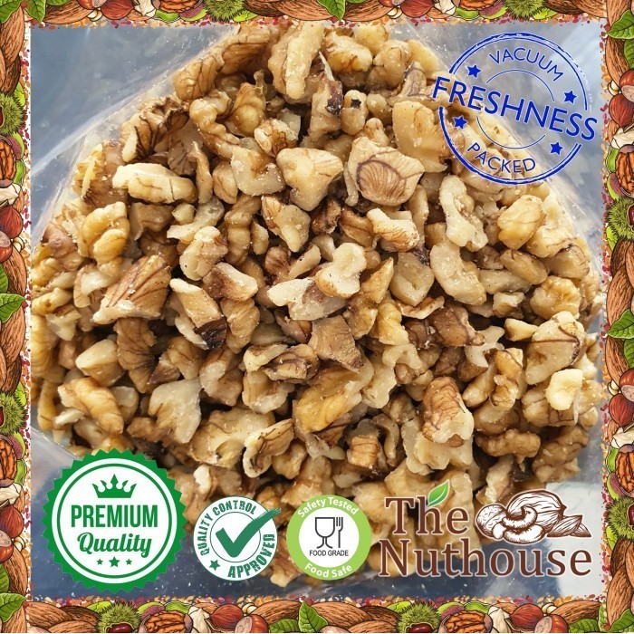 

FREE ONGKIR 250gr Walnut RAW Broken Cracked / Kacang Walnut Mentah Pecah Menir