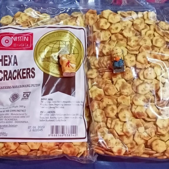 

NEW Hexa Nissin Crackers Jumbo 500 gram