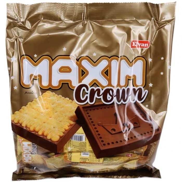 

GRATIS ONGKIR Elvan Maxim Crown 275g Chocolate With Biscuit Biscuit Salut Coklat