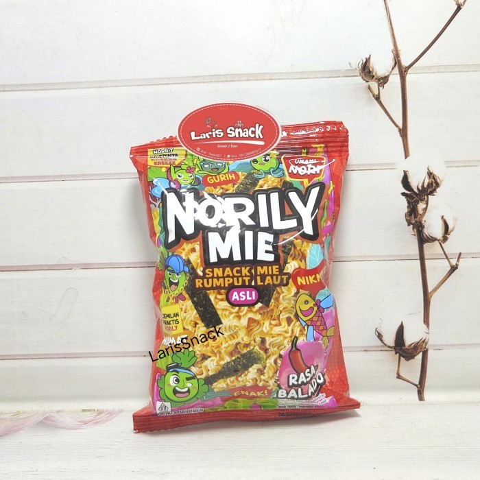 

HEMAT Norily Mie Snack Mie Rumput Laut All Varian (Isi 10 Pcs)