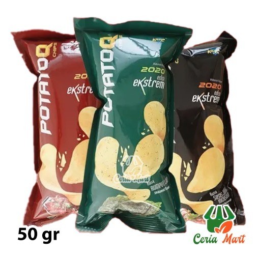 

OBRAL Keripik Kentang Kikoya Snack Potato Q 50g Seaweed Sosis Meksiko BBQ