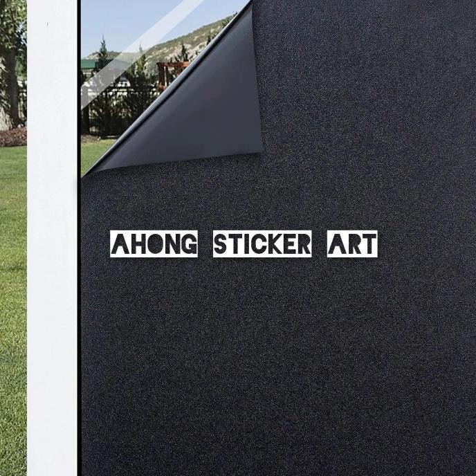 STICKER KACA 100%/SANDBLAST HITAM/STIKER KACA 100%/KACA FILM STICKER
