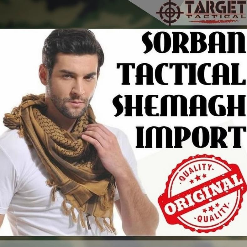 TARGET MILITARY - Sorban Tactical Shemagh Scarf Syal Muslim Army Loreng Baju Koko