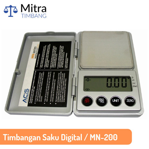 Timbangan Saku Emas Digital 200G Acis / Mn-200 Pocket Scale