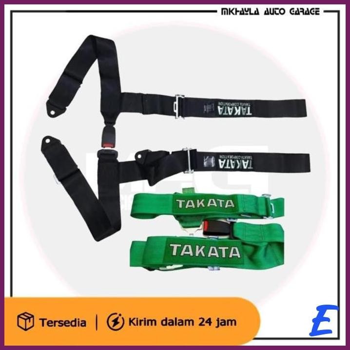 | MKA | SEATBELT SAFETYBELT TAKATA 4 TITIK COLOK UNIVERSAL JOK RACING