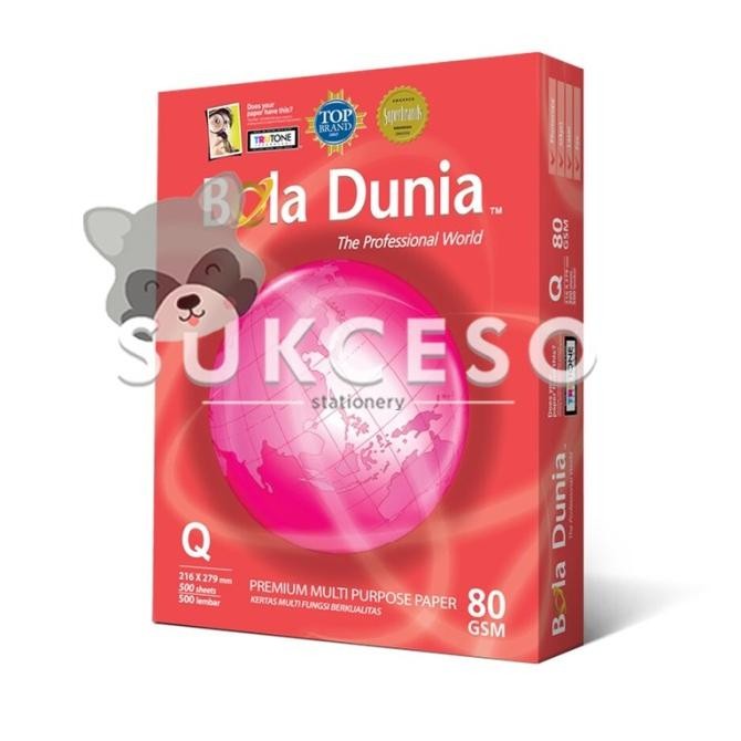 

Sale Bola Dunia Q 80Gr/Gsm Kertas Hvs Print Fotocopy