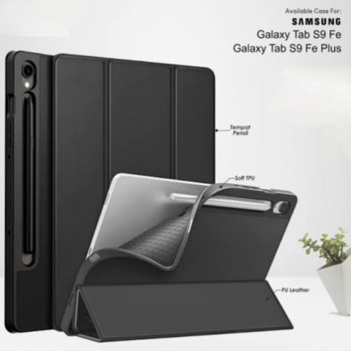 HARGA DISC - 100% ORIGINAL Book Case Samsung Tab S9 FE / Case Samsung Tab S9 FE S9+ S9 Ultra / Tab