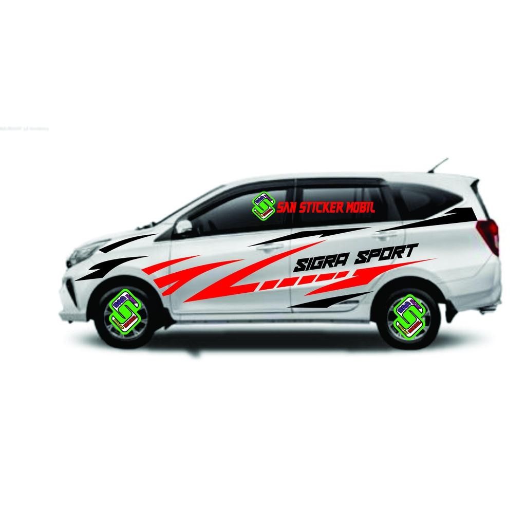 0672 Sticker Setiker Mobil Sigra Calya New Bisa Custom Nama Suka Suka Stiker Mobil Calya Sigra Avanz