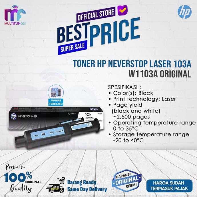 

Toner HP Neverstop Laser 103A W1103A Original