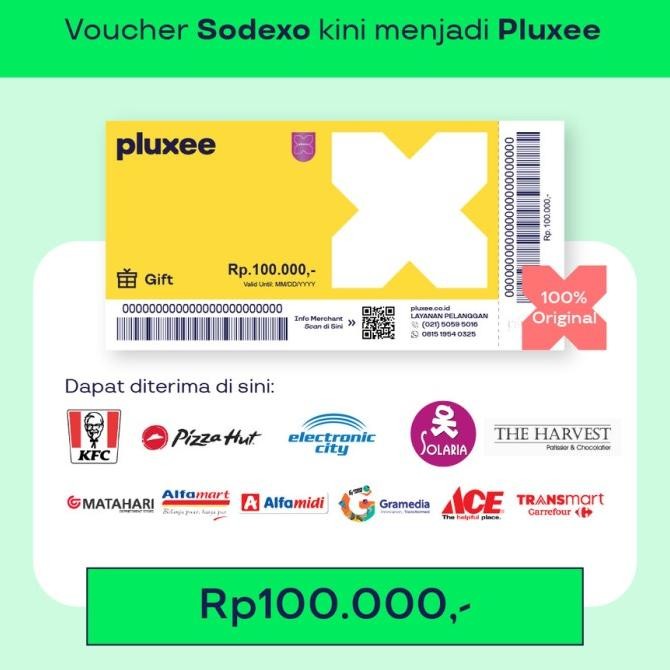 

Voucher Gift Pass Pluxee 100.000 & 50.000 Gift Card / Hadiah