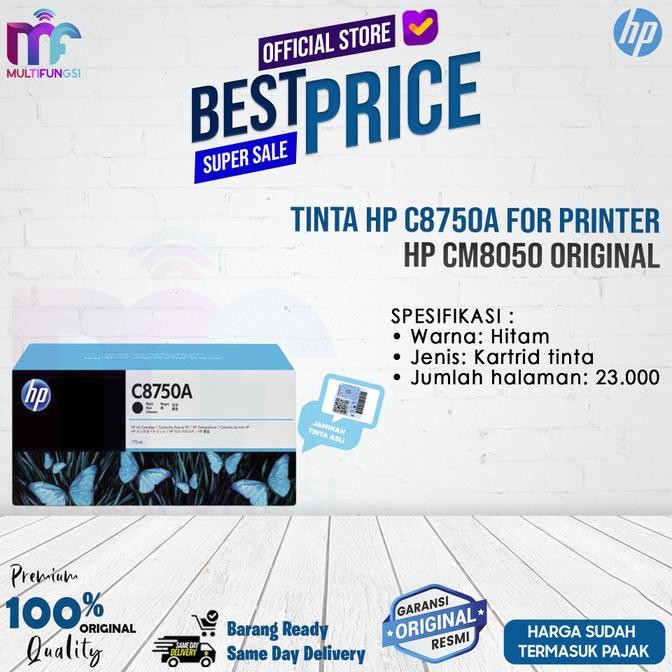 

Tinta HP C8750A For Printer HP CM8050 Original Garansi Resmi