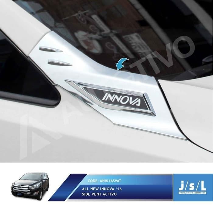 Aksesoris Mobil Eksterior Jsl Side Vent Innova Reborn Model Activo