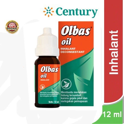 OLBAS INHALANT DECONGESTANT OIL 12ML / PERAWATAN BAYI / INHALER BAYI