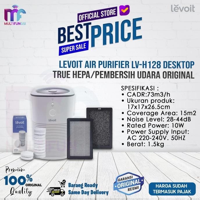 

Levoit Air Purifier LV-H128 Desktop True HEPA/Pembersih Udara Original
