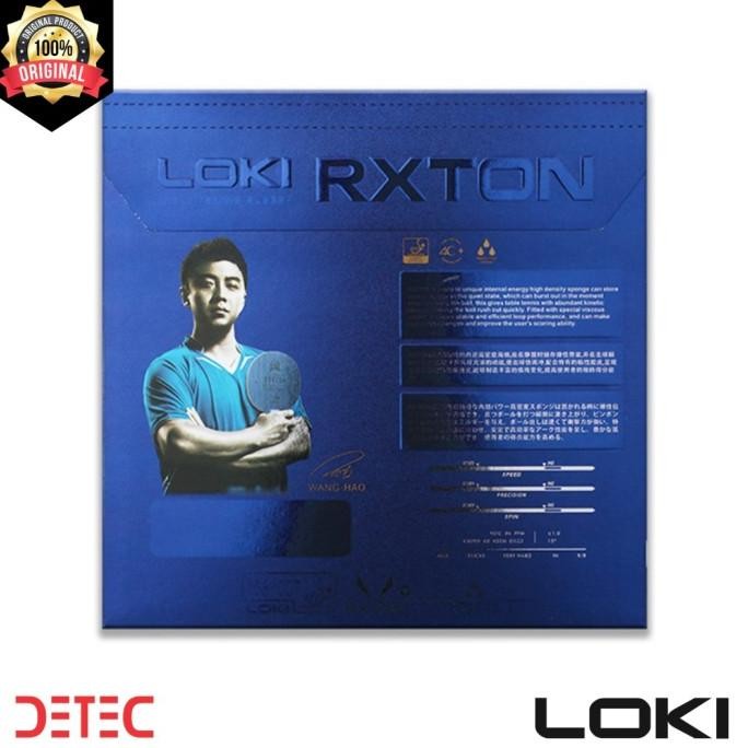 Loki Rxton 5 Rubber Pingpong - Black - Tenis Meja