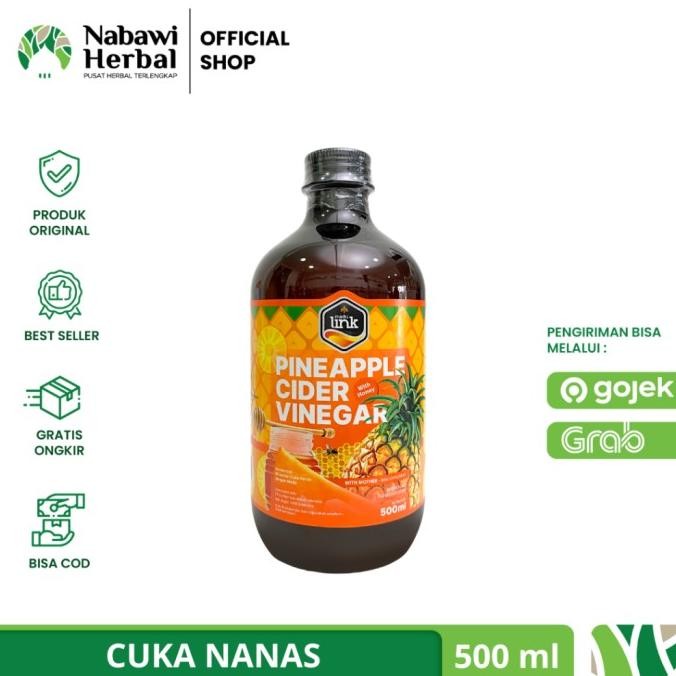 

LINK - Cuka Nanas With Honey - Pineapple Cider Vinegar Organic 500ml