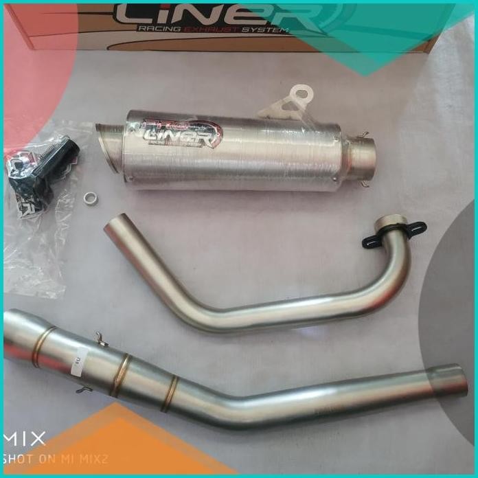 knalpot proliner tr1r satria fu carbu tabung besar 11OKTZ4 limited sto