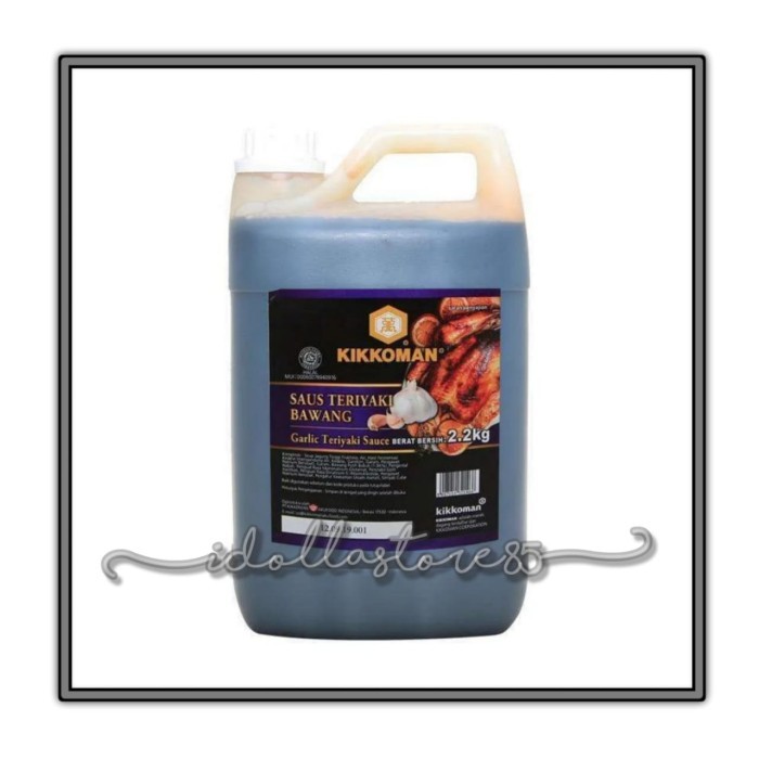 

Kikkoman Garlic Teriyaki Sauce - Saus Teriyaki Bawang 2,2 Kg/ 2L Halal