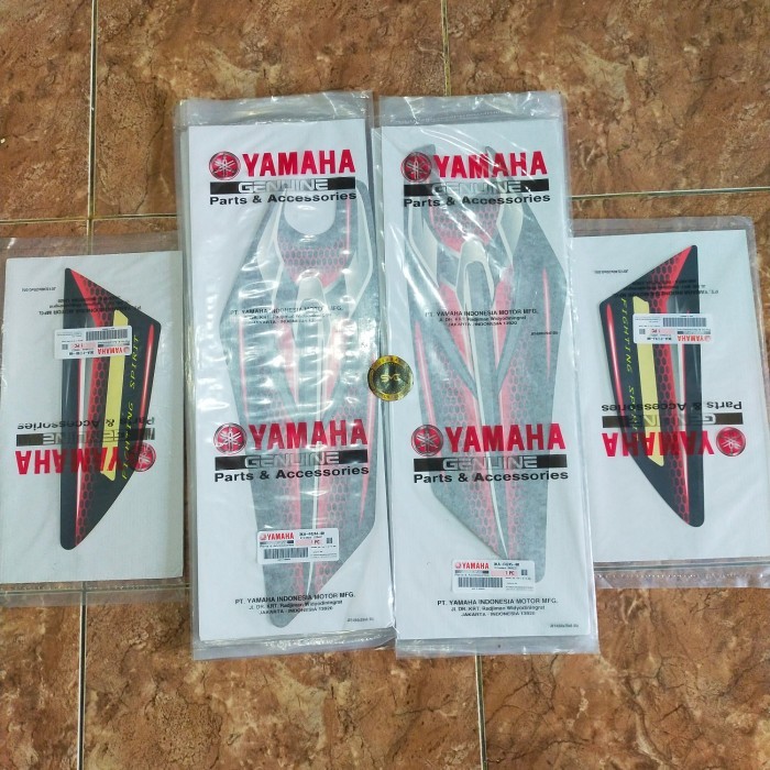 STRIPING GRAFIK YAMAHA RX KING 2006 2007 HITAM SET ORIGINAL YGP
