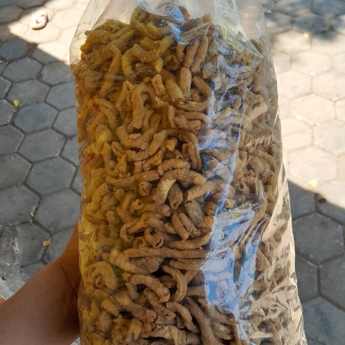 

Ready Gas!!! Kripik Usus Ayam Crispy 1 Bal