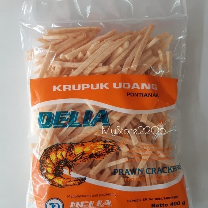 

Ready Gas!!! Kerupuk Udang Siap Goreng Delia Pontianak (Stik)