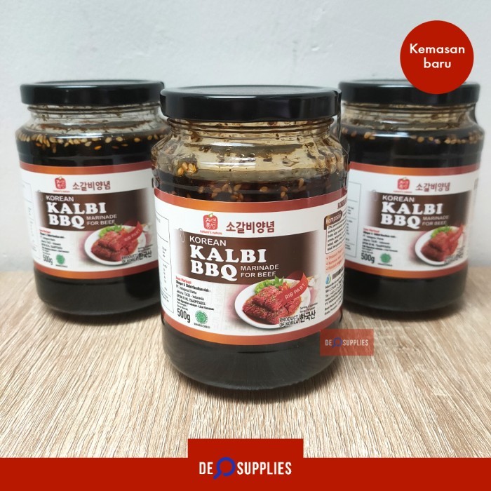 

Saus Kalbi Jinsung 500Gr Korea Kalbi Bbq Sauce Saos Kalbi